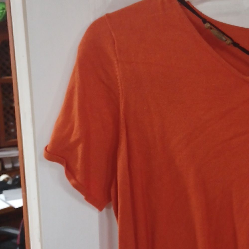 Boho Orange Top  - Picture 4 of 5